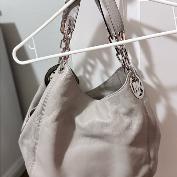 MICHAEL Michael Kors Light Gray Hobo Bag - Picture 2 of 4